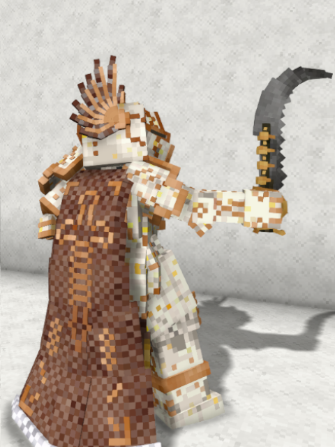 Meteoric iron pose 1